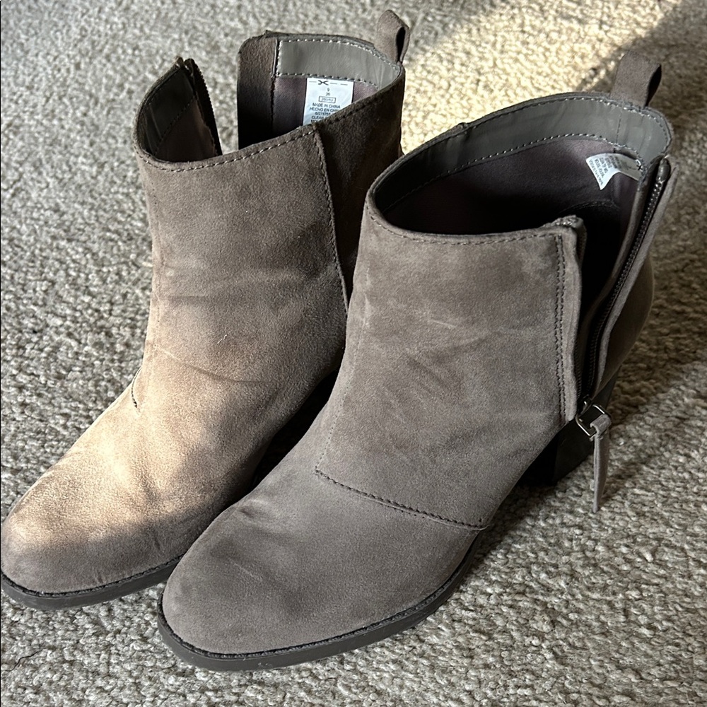 Old Navy Grey Ankle Booties
